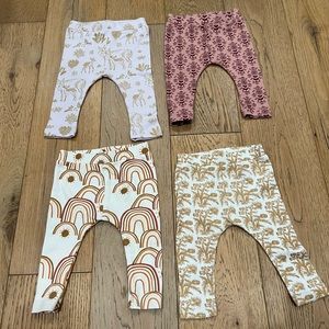 Set of 4 Pairs of Kate Quinn Classic Leggings 6-12 mo